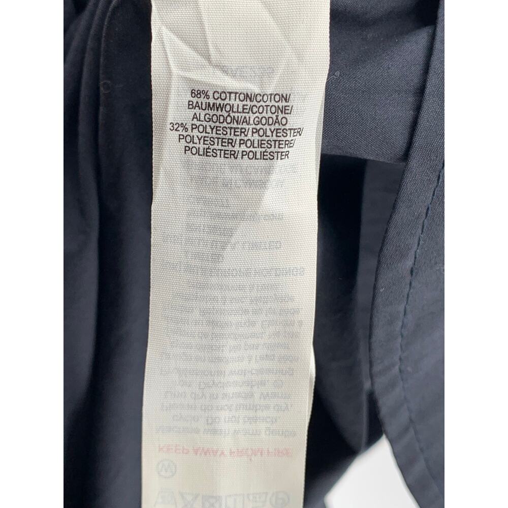 MUJI Women's Navy Blue Elastic-Waist A-Line Relaxed Fit Cotton-Blend Skirt SZ S - Picture 8 of 11